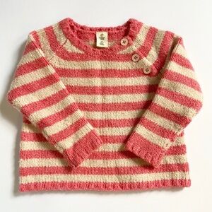 Tucker + Tate Cottagecore Relaxed Striped Sweater Infant Size 9 Months